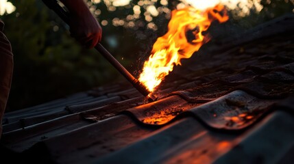 Sunset roof torch repair