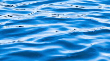 Light Blue Rippling Water Texture Peaceful And Calm Ocean Surface Background