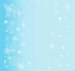 christmas background with snowflakes