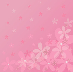 pink floral background