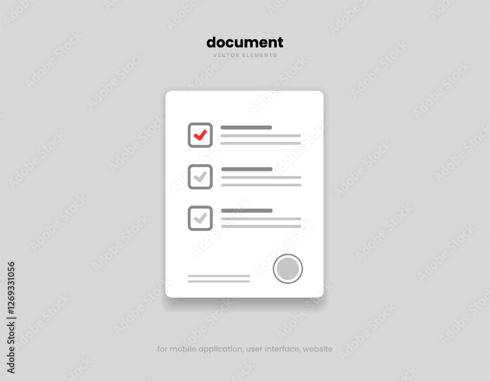 Poster tasks clipboard icon. task done sign. approved document icon. project completed. check mark sign. wo