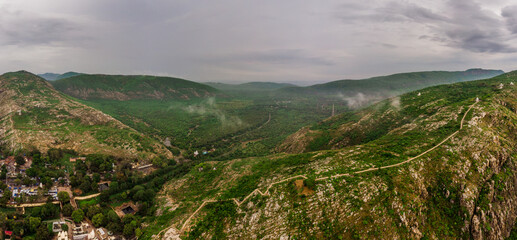 Breathtaking mountain landscapes of Bihar featuring rolling hills, lush forests, and serene natural beauty, perfect for nature and travel themes.” © Ashish