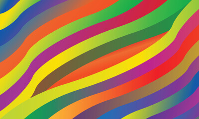 The vector background design features a colorful gradient, blending hues seamlessly to create a vibrant and dynamic visual for modern digital projects.

