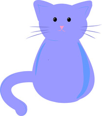 vector illustration car blue