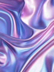 Obraz premium Iridescent fabric folds, abstract background, textile texture, design