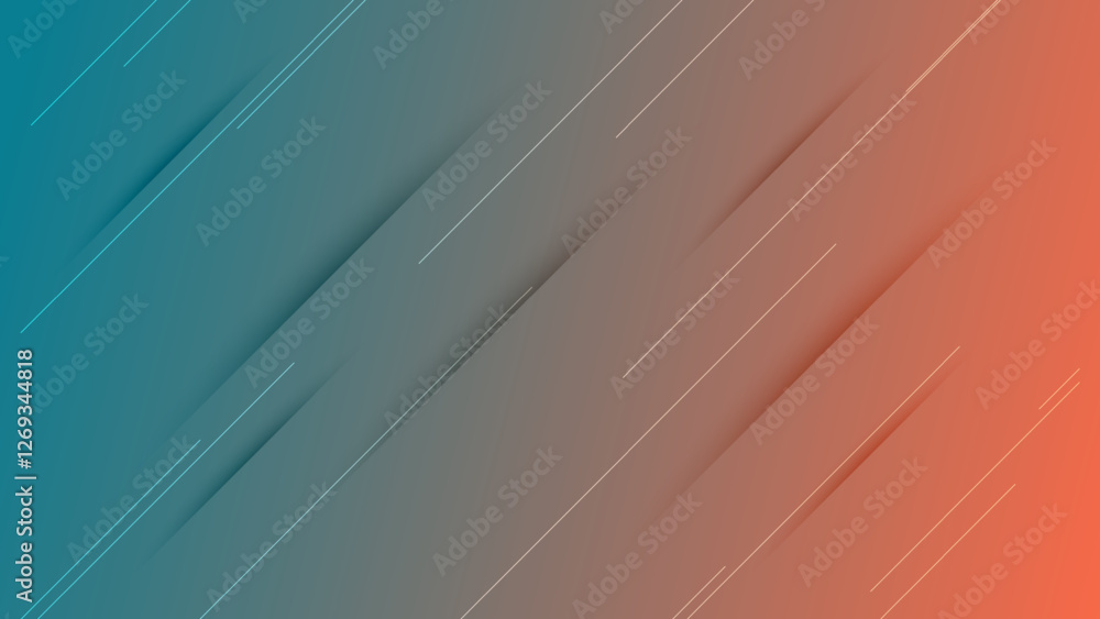 Poster abstract gradient background with lines