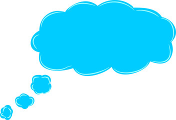 Obraz premium speech bubbles on blue sky
