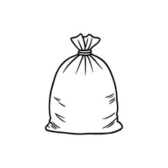 vector illustration of a bag