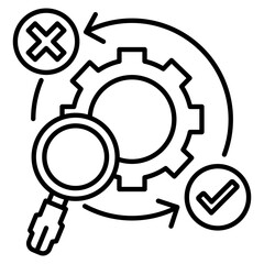 Evaluation Process Icon