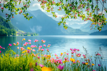 Frühling in den Bergen