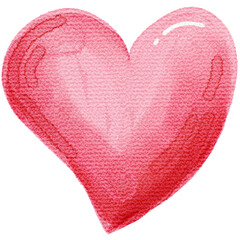 cute watercolor love clip art for decoration