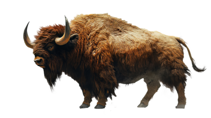 Majestic Bison Side Profile – Powerful Wildlife Symbol for Nature Prints, Posters, and Branding