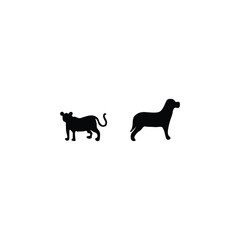 Animals silhouette