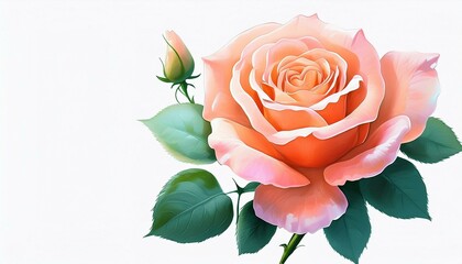 Fototapeta premium beautiful single rose close up background 
