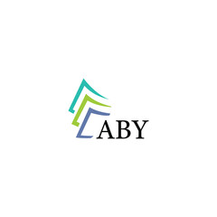 ABY letter logo design on white background. Creative  modern ABY letter logo design. Vector design.