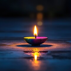 Colorful Diwali Festival Celebration Abstract Background
