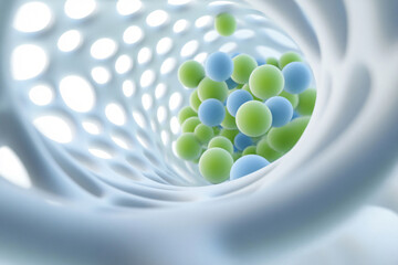 3D Cell biomedical background