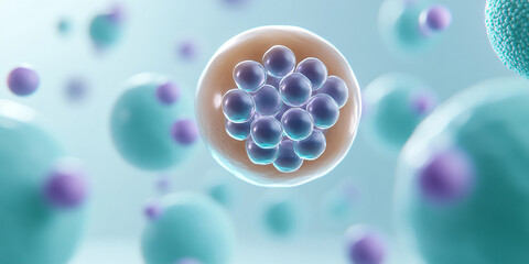 3D Cell biomedical background