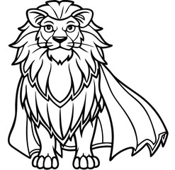 Simple majestic royal king ferocious angry wild lion  body, face, mascot logo, crown symbol, black and white symbol design elegant logo premium luxury brand identity icon silhouette vector image.