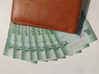 Currency Note, UAE Emirates Currency Note 10AED Dirham. Closeup view of UAE Ten Dirham Currency Note. Paper Money 10 AED Dirhams.
Dirhams Banknotes, UAE Emirates Paper Currencies Note 10 Dirham