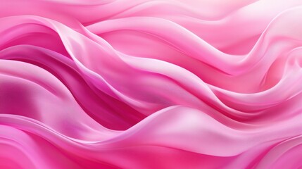 Obraz premium Soft Flowing Pink Waves in a Dreamy Abstract Background for Creative Design and Artistic Projects