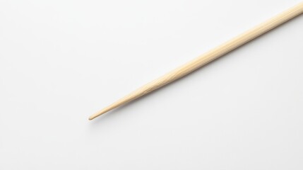 Toothpick on a White Background Minimalist Mockup with Open Space