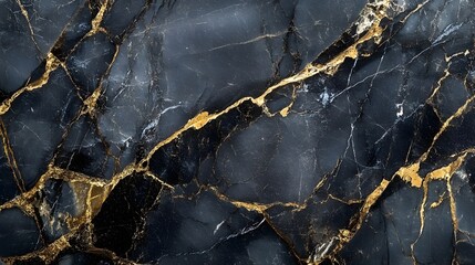 a grey and black marble texture with golden veins