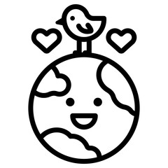 지구와 새 아이콘