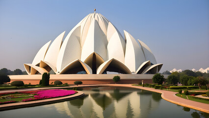 India's New Delhi is home to the Interfaith Bahai Lotus Temple. One of the world's most iconic representations of interfaith love and unity is the Lotus temple in New Delhi, India. It is also a popula