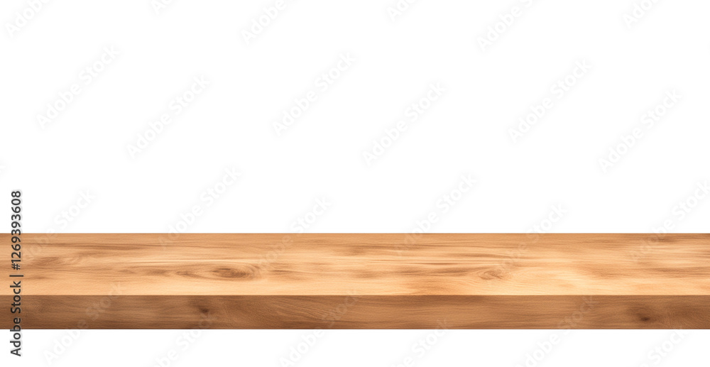 Poster rectangular wooden base with smooth oak finish, perfect for display