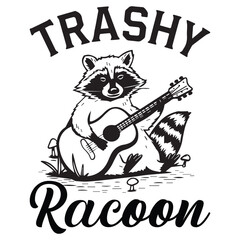 Trashy Racoon graphic design for Racoon lovers