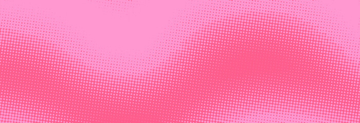 Modern pink pop art background with halftone dots in comic style, vector illustration eps10	