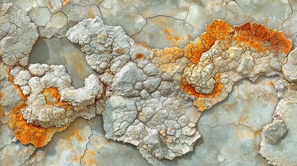 Cracked, rusting metal texture; outdoor background