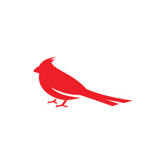 cardinal logo icon vector illustration
