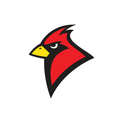 cardinal logo icon vector illustration