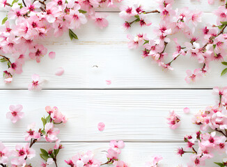 pink cherry blossom in spring