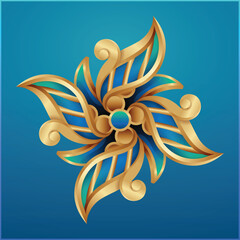 Ornaments for Islamic design templates and Islamic post designs