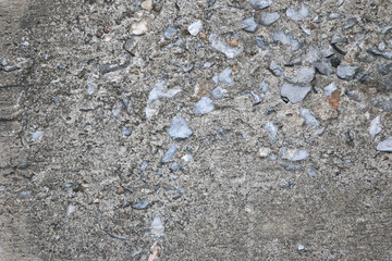 Weathered Concrete Texture: Close-up of rough, weathered concrete surface, revealing aggregate and subtle cracks. A raw and authentic backdrop for industrial and urban design projects.