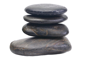 Spa of stoneas isolated