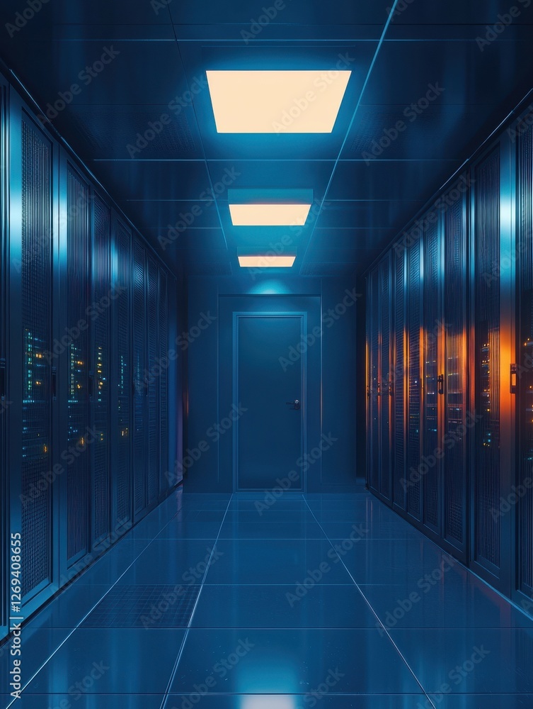 Poster server rooms,room with servers,data center,,server rack with servers,server rack with cables