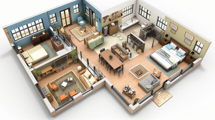 a beutifful single home genrated ai