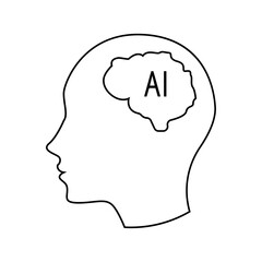 Artificial intelligence technology icon