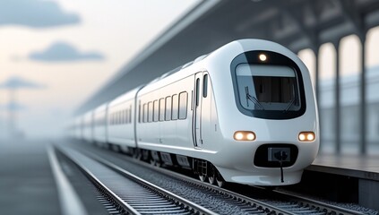 Naklejka premium train, model train, toy train, electric train, high speed train, pastel, focus, train scene, black, white, railroad tracks, station, train station, train, travel, tourism, leisure, 3d, toy, background