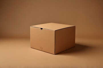 Realistic photo studio from cardboard box