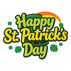 Vibrant St. Patrick's Day greeting design