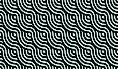 Seamless Geometric Circle Pattern Background – Colorful Abstract Vector Design