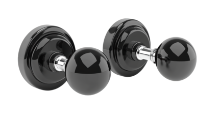 Elevate your fitness, achieve your strength goals with premium black dumbbells enhance