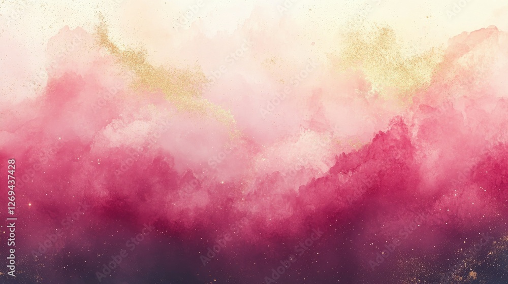 Poster textured waves in soft pastel hues create a serene and calming atmosphere with gentle light reflecti