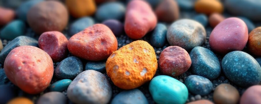 Piedras naturales oscuros en un fondo de piedra natural, stone colors, raw
