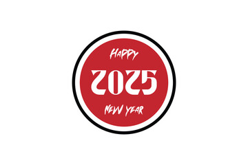 New year 2025 template design with chinese new year theme, Banner Design, Greeting Card design.